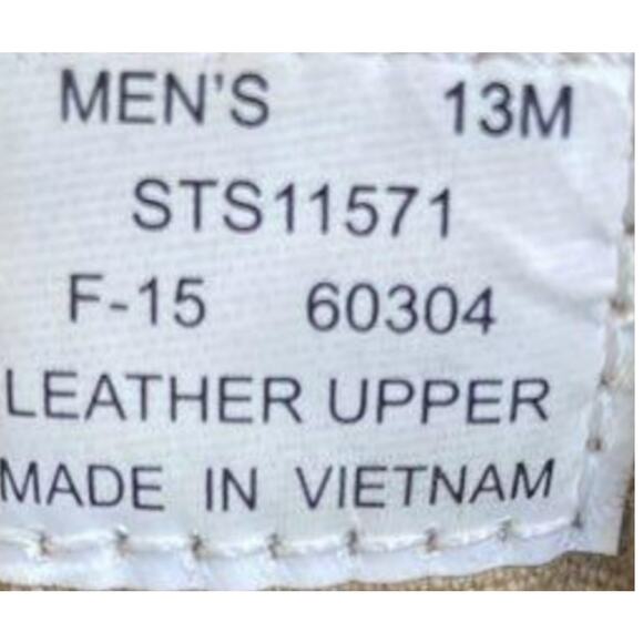 Men's Size 13 SPERRY Dockyard Navy Blue Leather Sport Boots Excellent Condition - Picture 6 of 6